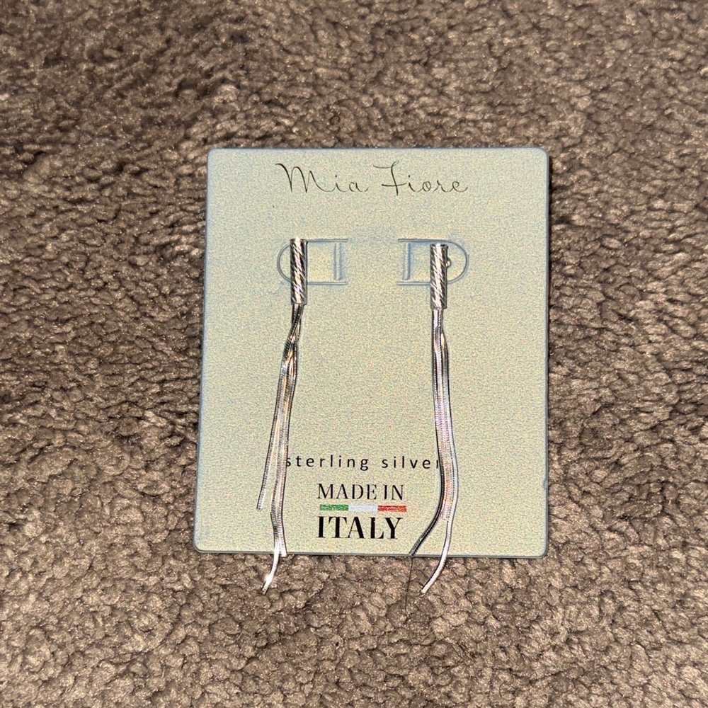 Mia Fiore Sterling Silver Dangle Earrings